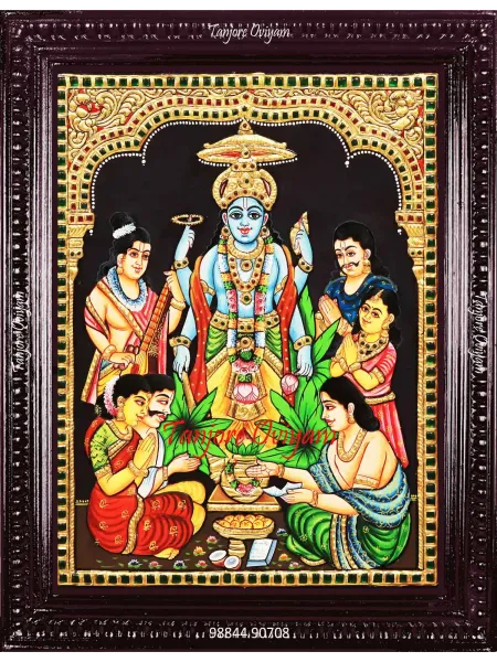 Sathya Narayana Tanjore Painting